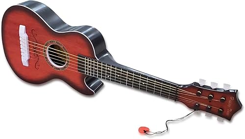 Miniatura 2 de Guitarra acústica de 23 pulgadas, guitarra de juguete de 6 cuerdas para niños, cuerdas de acero realistas, primer instrumento musical para