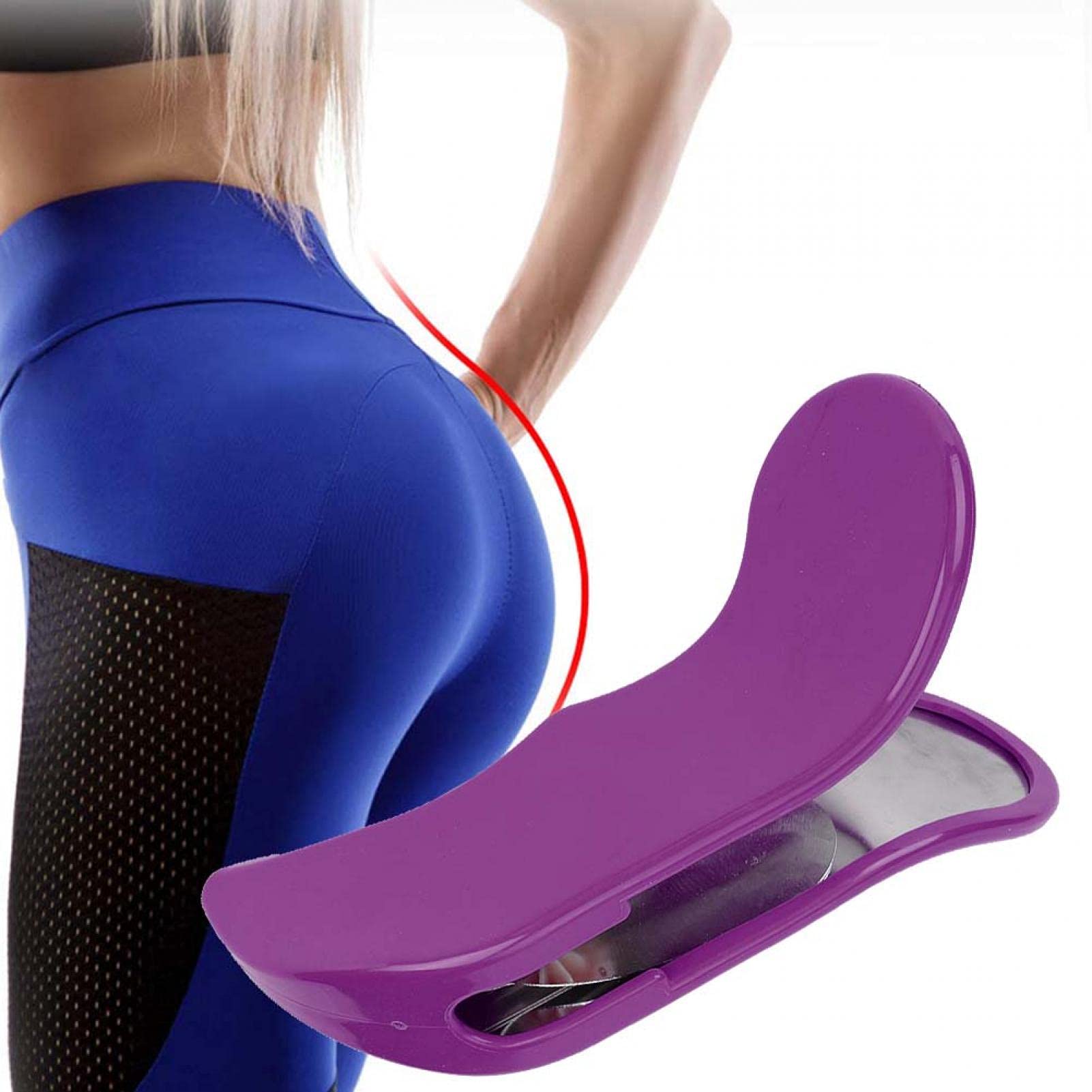 Allenatore di Sollevamento dei Glutei, attrezzo Ginnico per Ginnico per l'allenamento dell'anca Regolabile per Uso Domestico Muscolo pelvico Attrezzo per Il Fitness Materiale PVC l'allename