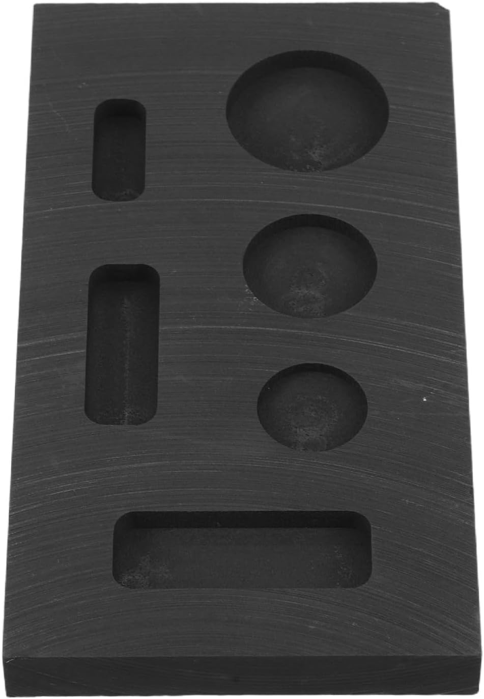 Graphite Ingot Mold 6 Slot for Jewelry Casting and Smelting