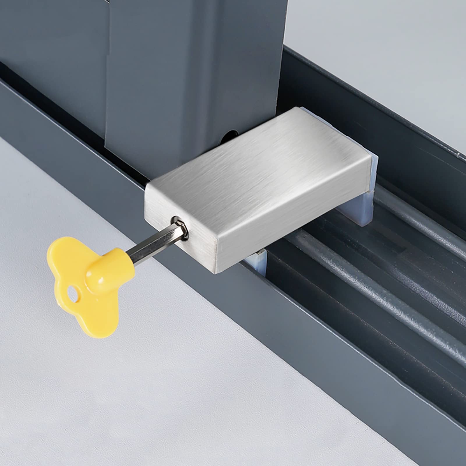 Restrictor de ventana,cerradura de seguridadCerraduras de seguridad for ventanas,Cerraduras de ventanas corredizas Barras de seguridad con llave,Restrictor de ventanas,Seguridad infantil Protección an