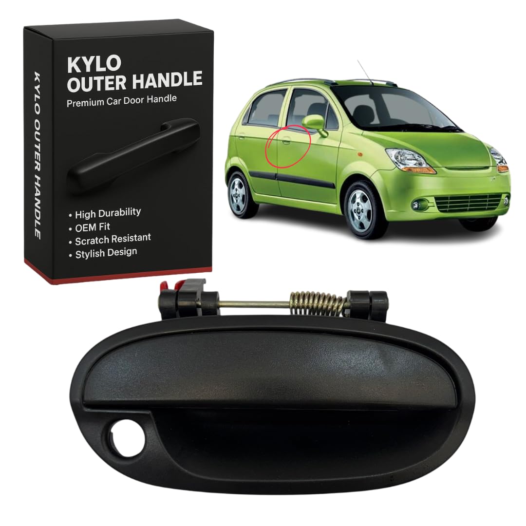 KYLO Car Right Door Outer Handle| Designed for Easy Installation, Lightweight and Durable Car Handle for Chevrolet Spark