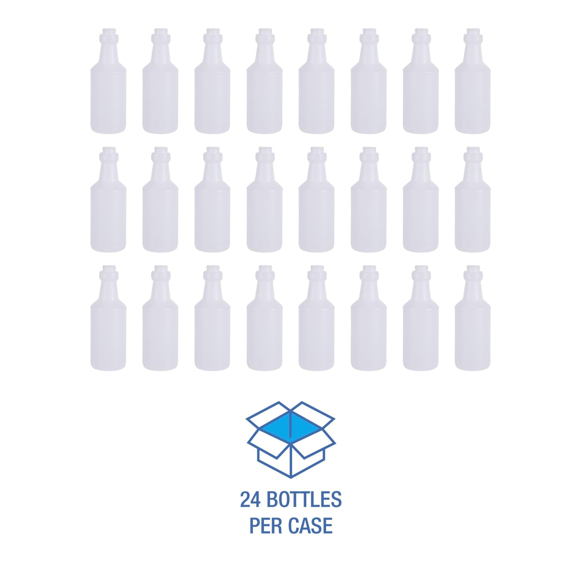Boardwalk Handi-Hold Spray Bottle, 16 oz, Clear, 24/Carton