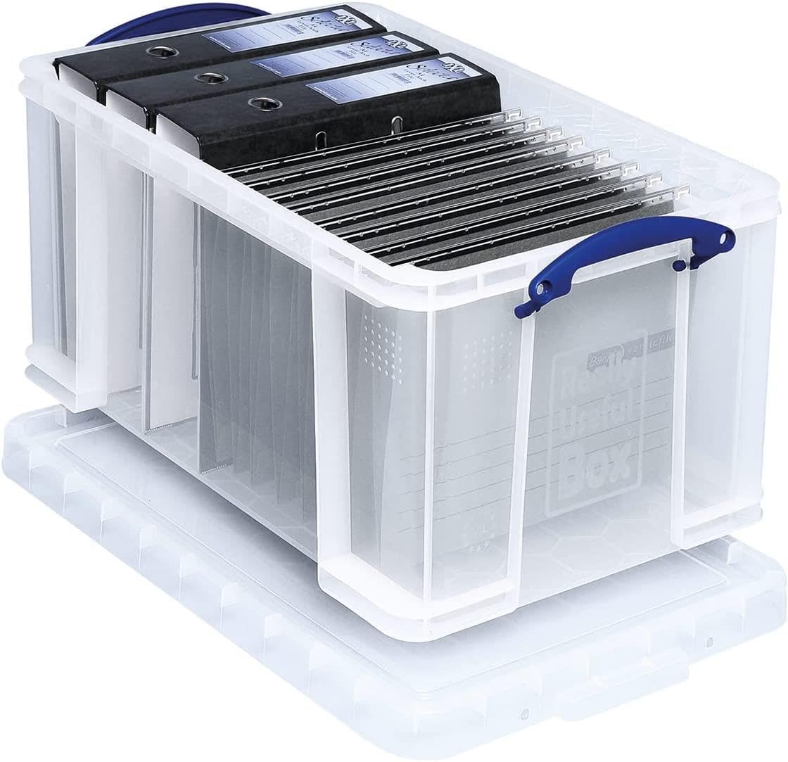 Really Useful Box 3 x 48 Liter - 60 x 40 x 31,5cm - transparent