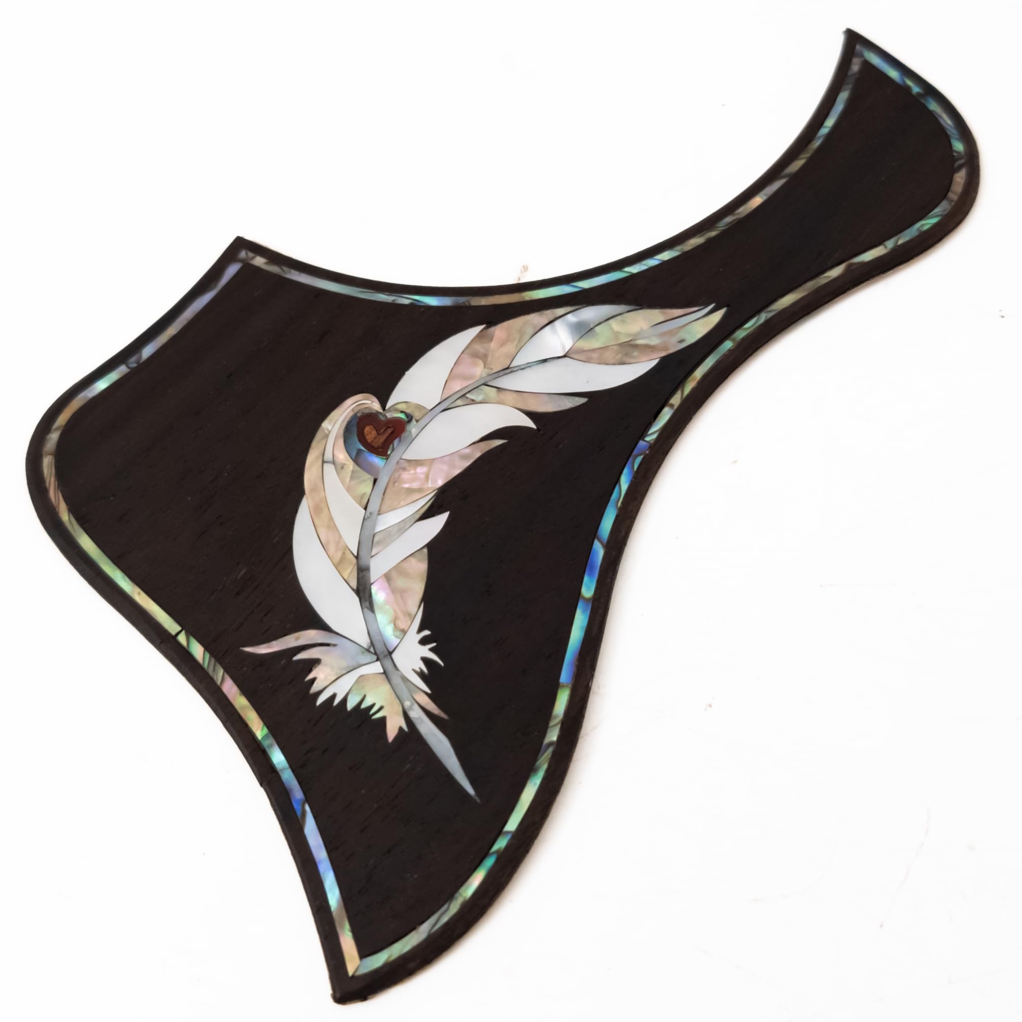Guitar Pick Guard, Battipenna for chitarra acustica in palissandro massiccio for intarsio in abalone Taylor 300 cm adesivo 27 modelli(SN09)