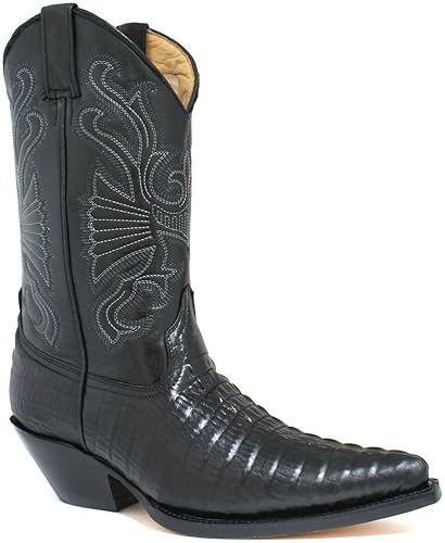 Crocodile black boots Outlet