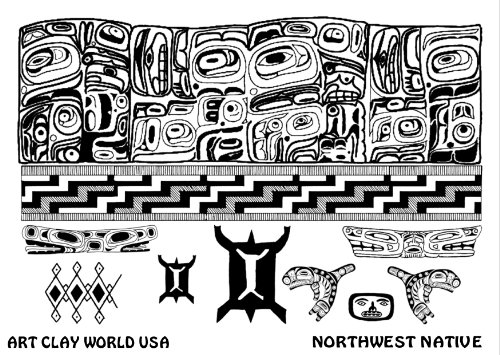 FlexiStamps Texture Sheet Northwest Native Design - 1 pc.