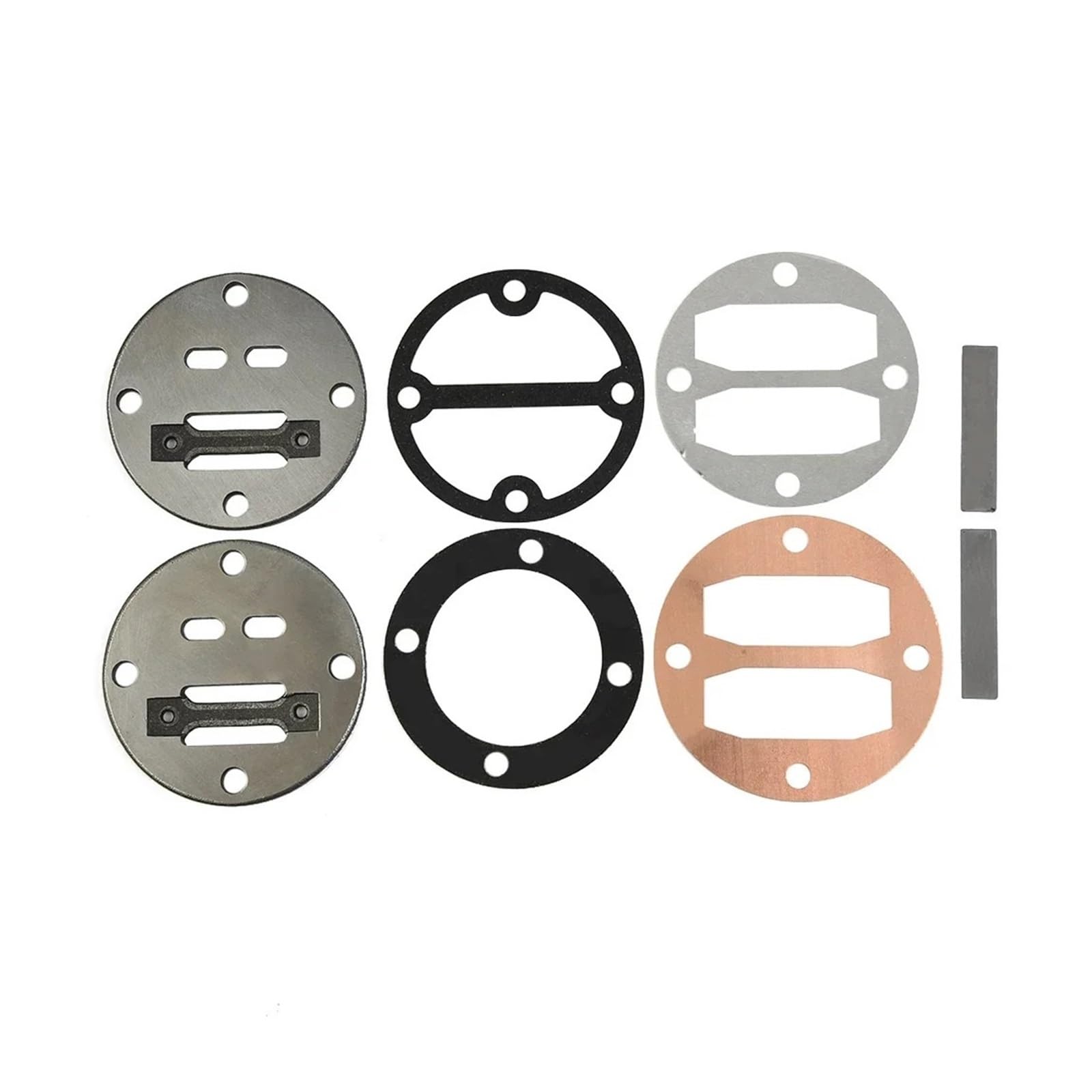 Kolben Luft Kompressor Zylinder Ventil Platte Dichtung Kit Loch zu Loch 42mm Zylinderkopf Öl luft Pumpe Teile