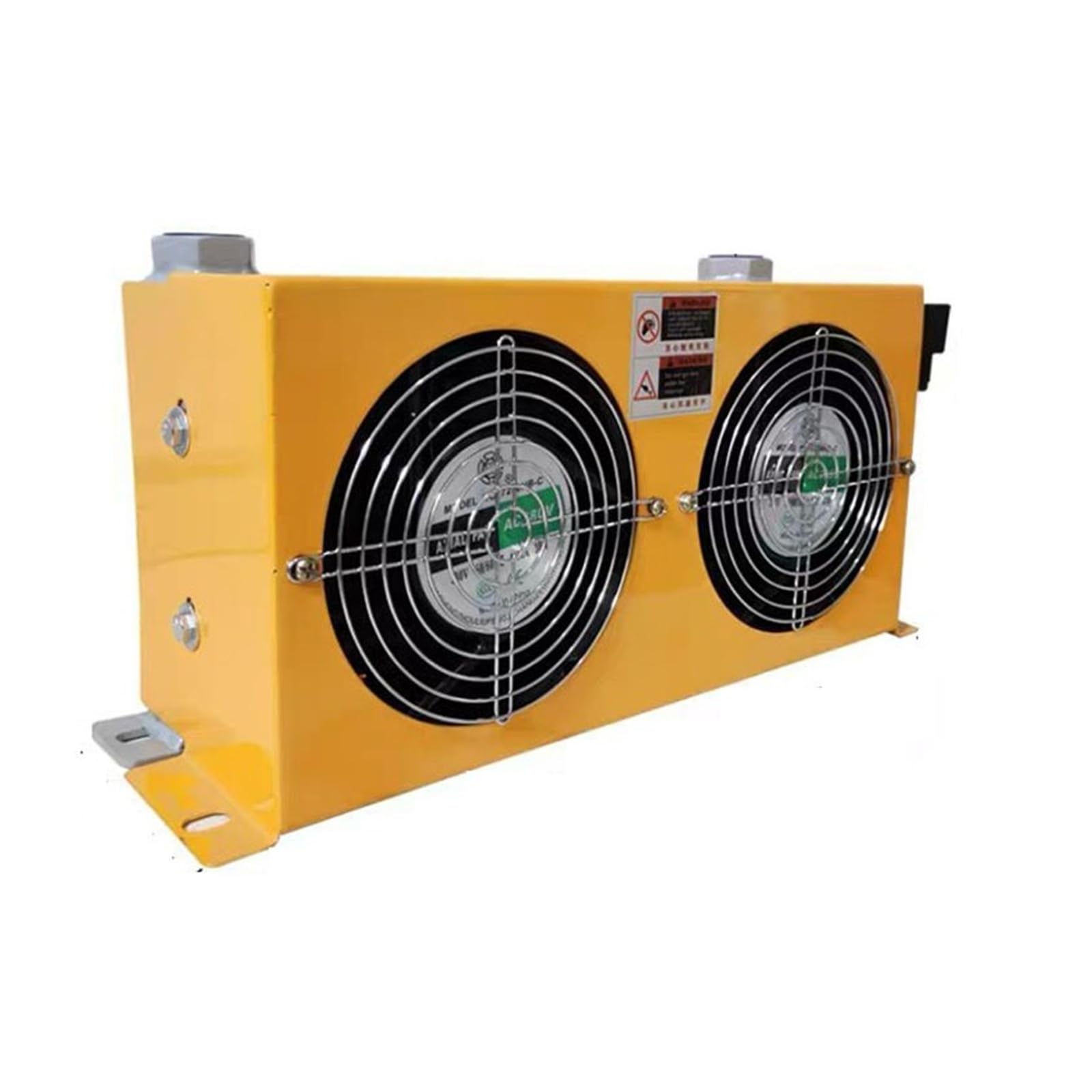 AH0608TL 60L/MIN Ventola di raffreddamento dell'olio idraulico 48W Piastra-Fin Radiatore olio idraulico raffreddato ad aria in alluminio Operazione stabile