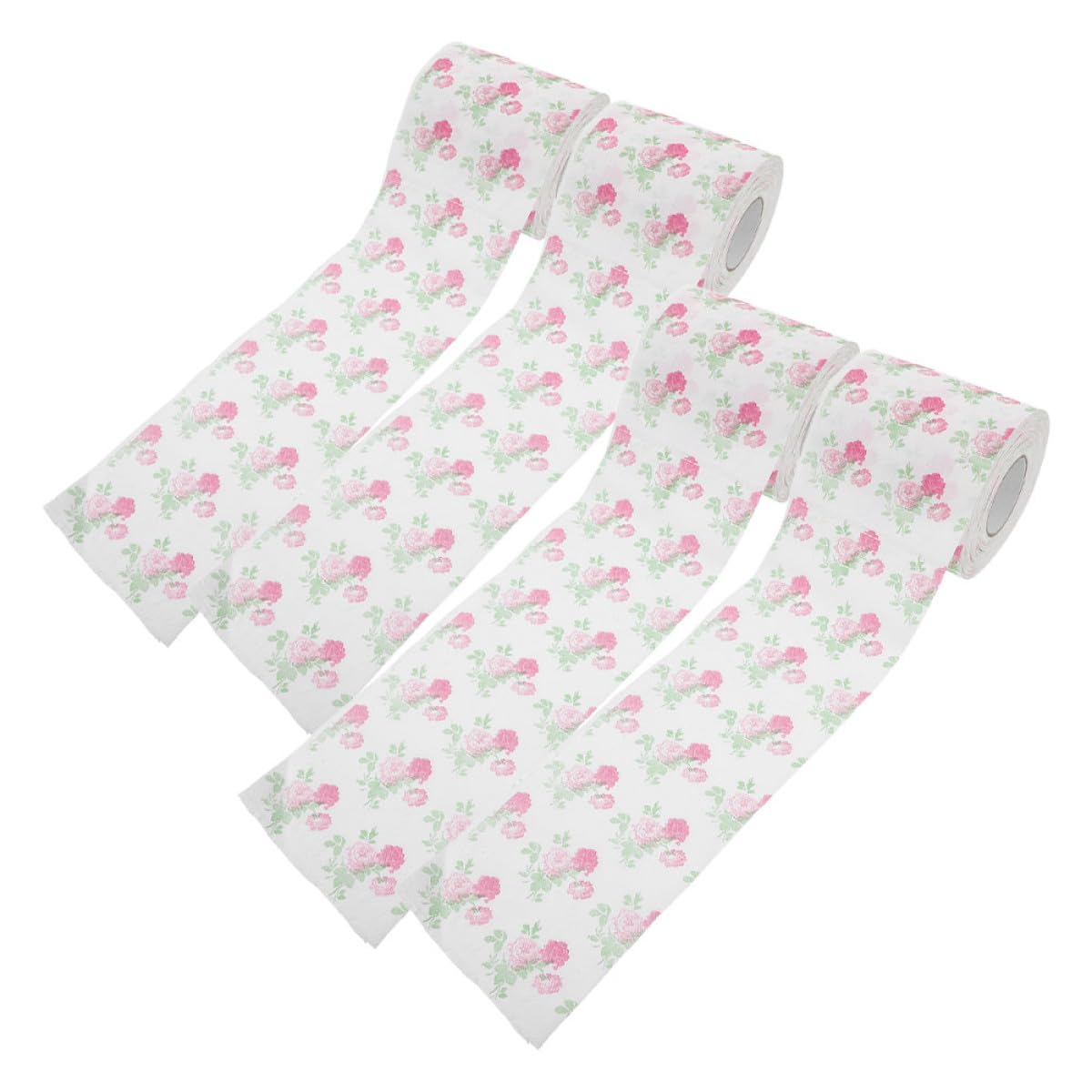 Papel higiénico decorativo de rosas para mesas de fiestas Tofficu