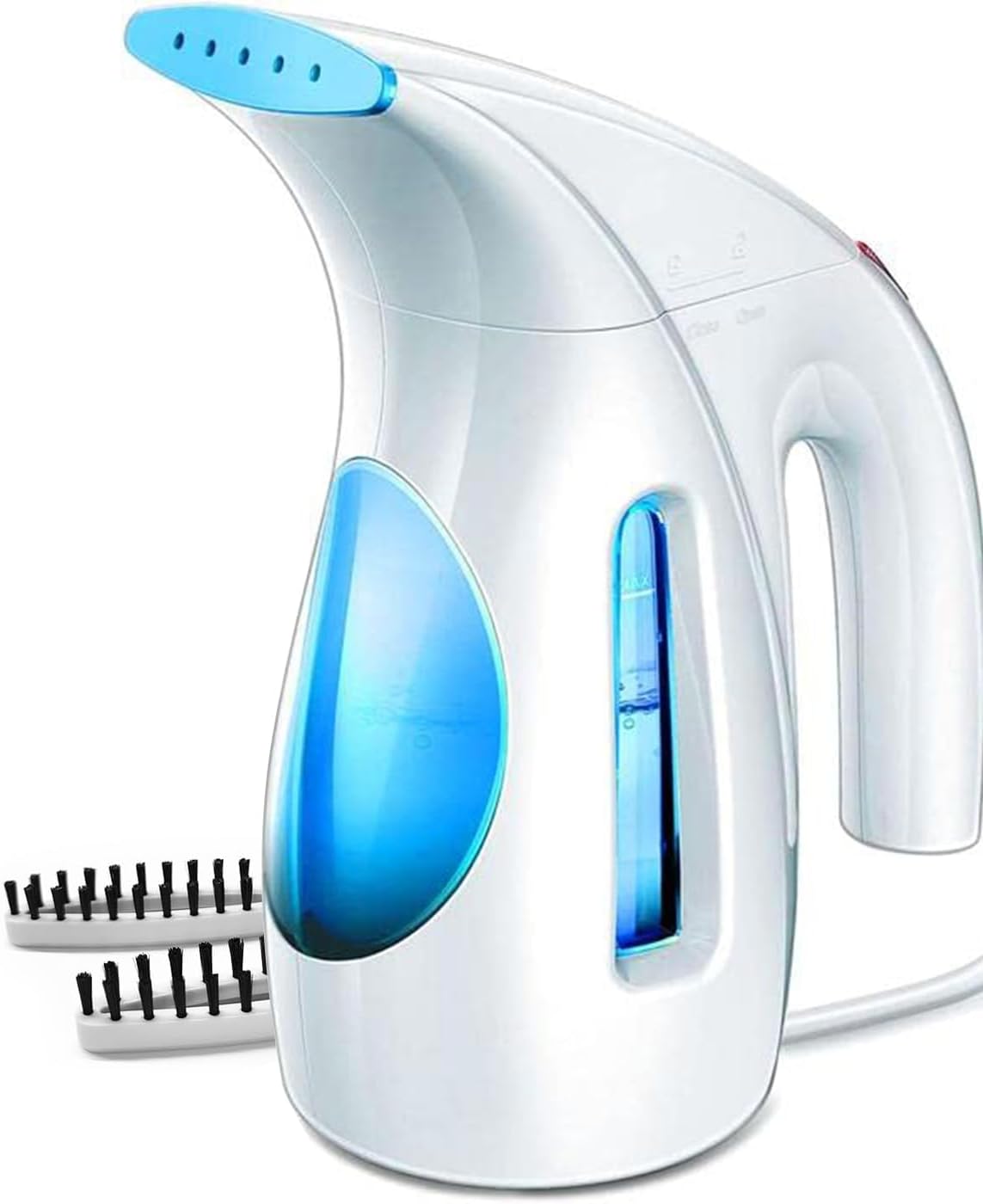 Steamer for Clothes, Portable Handheld Design, 240ml Big Capacity, 700W, Strong Penetrating Steam, Removes Wrinkle, for Home, Office and Travel(ONLY FOR 120V)(Maya Blue)