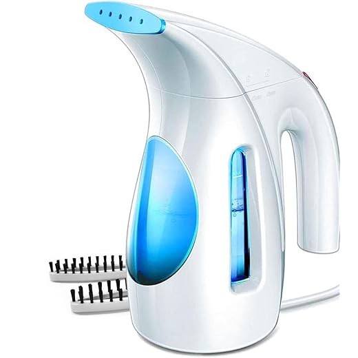 HiLIFE Steamer for Clothes, Portable Handheld Design, 240ml Big Capacity, 700W, Strong Penetrating Steam, Removes Wrinkle, for Home, Office(ONLY FOR 120V) (Blue)