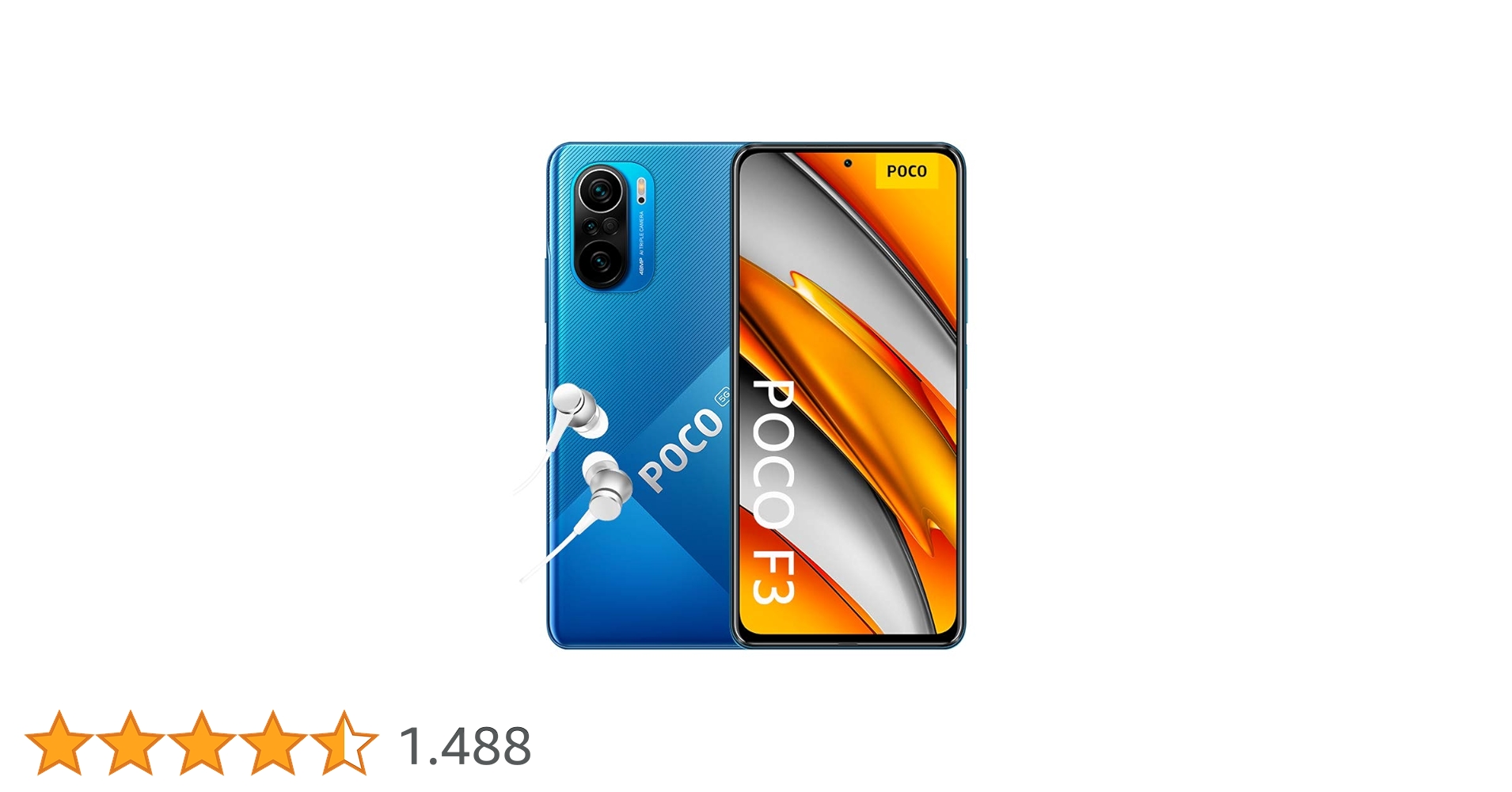 Xiaomi F3 5G Smartphone ohne Vertrag + Kopfhörer (16,94cm (6,67