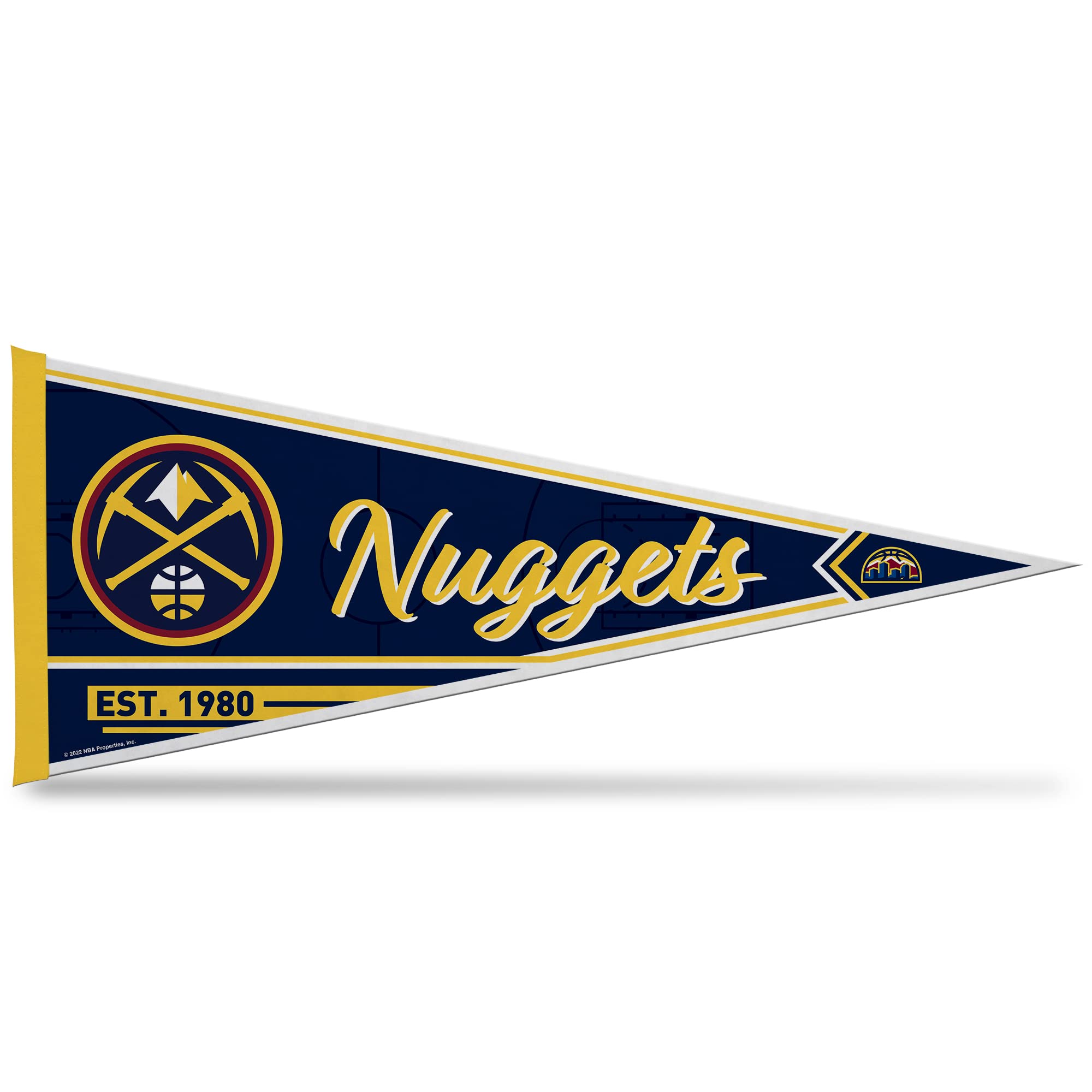Fanion Denver Nuggets Rico Industries feutre souple décoration chambre