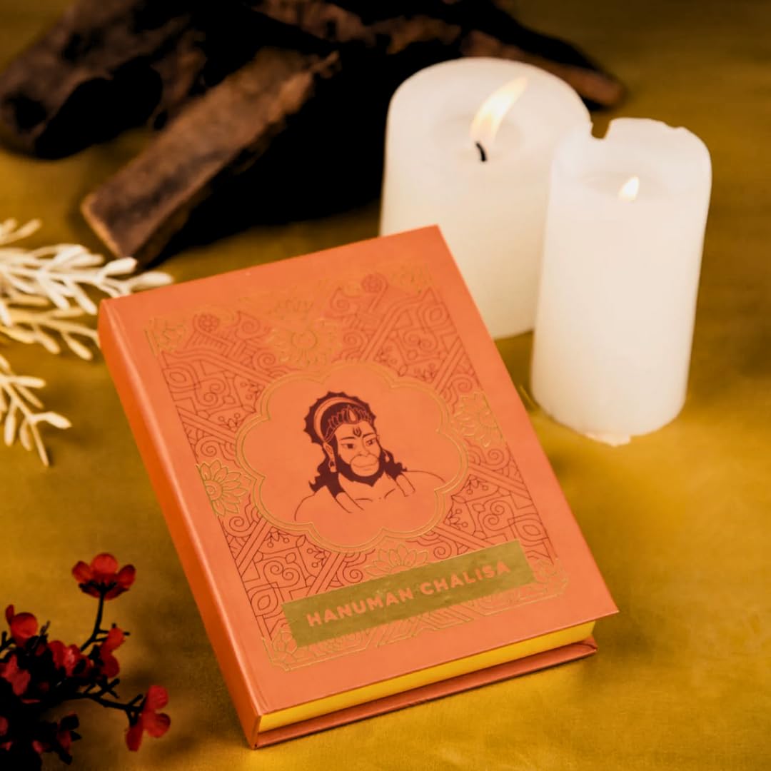 Hanuman Chalisa ( Pocket Chalisa Book in Hindi, Roman Hindi)- Premium Edition Without Gift Case for Festivals & Corporate Gifting