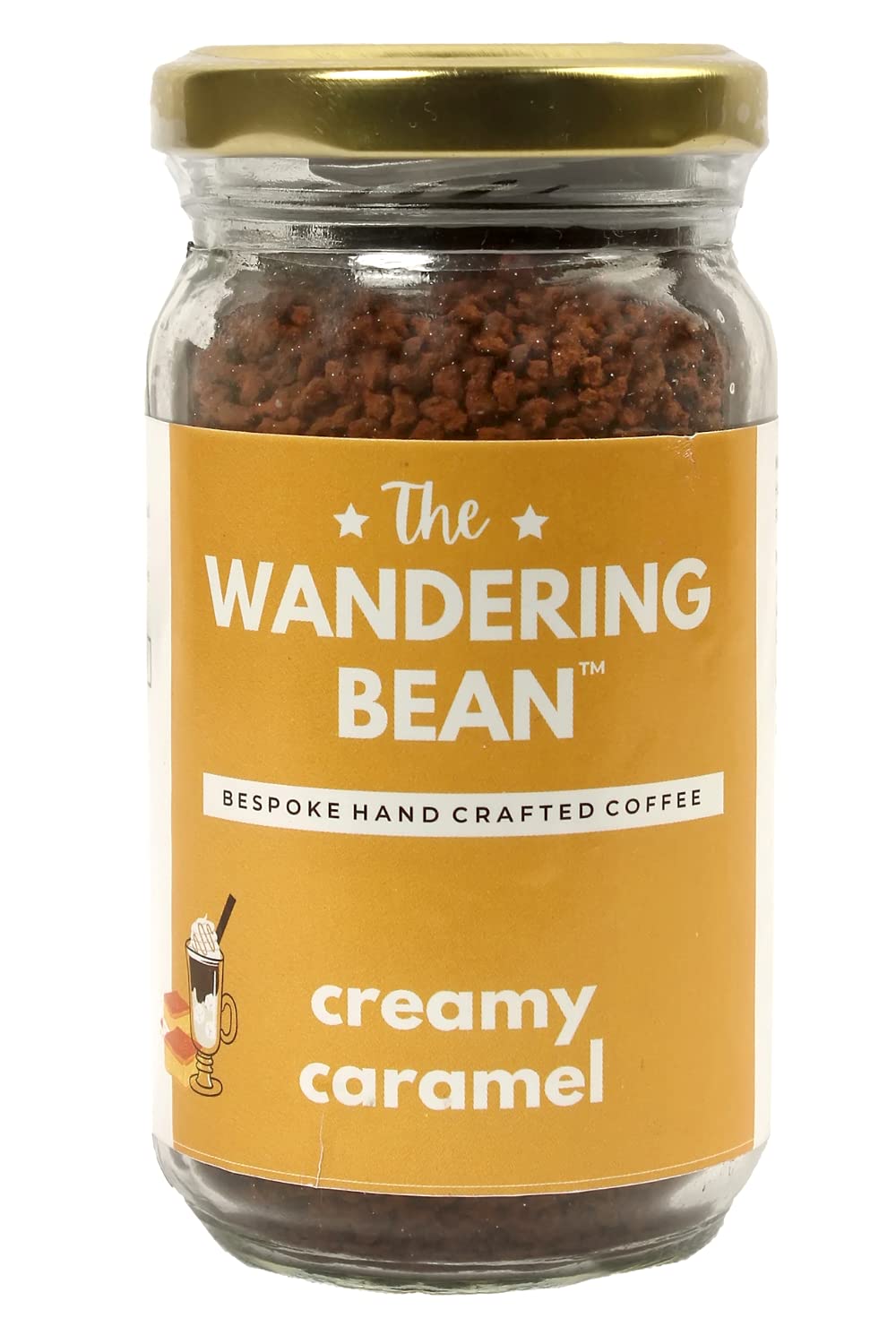 The Wandering Bean Blend Rich & Smooth Creamy Caramel Instant Coffee (60 Grams), Granules, Bottle (B07L14BSB2) Amazon Price History, Amazon Price Tracker