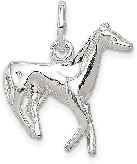 Colar com pingente de cavalo de prata esterlina 925 com pingente de animal mule burro ocidental joias finas para mulheres presentes para ela