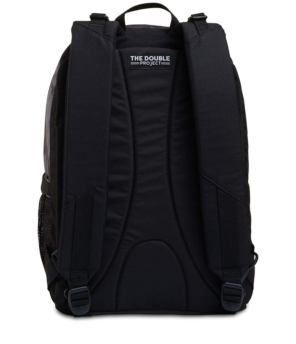 Seven Wende-Rucksack, aus nachhaltigem Stoff, Geräumige Schultasche für Teenager, Mädchen & Jungen, 2 Muster, für Schule, Sport&Freizeit, Doubleface; mit Kopfhörern, dunkelgrau, SMOKED CAMO