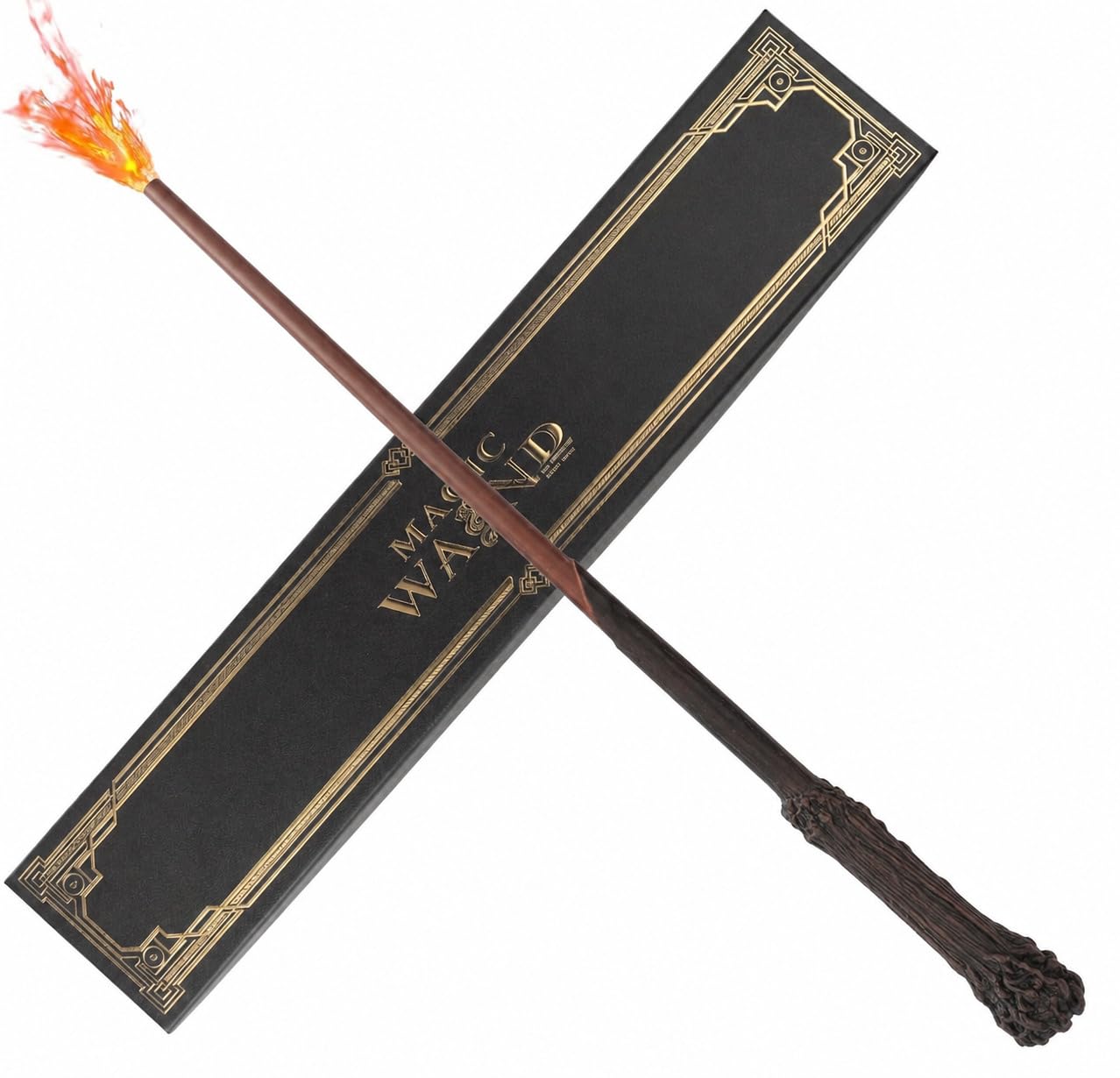 Magic Wand with Gift Box | Dumbledore Elder Wand Replica for Cosplay, Collection, Halloween, Theme Party & Wizard Costume Accessory (HP-04)-image-40