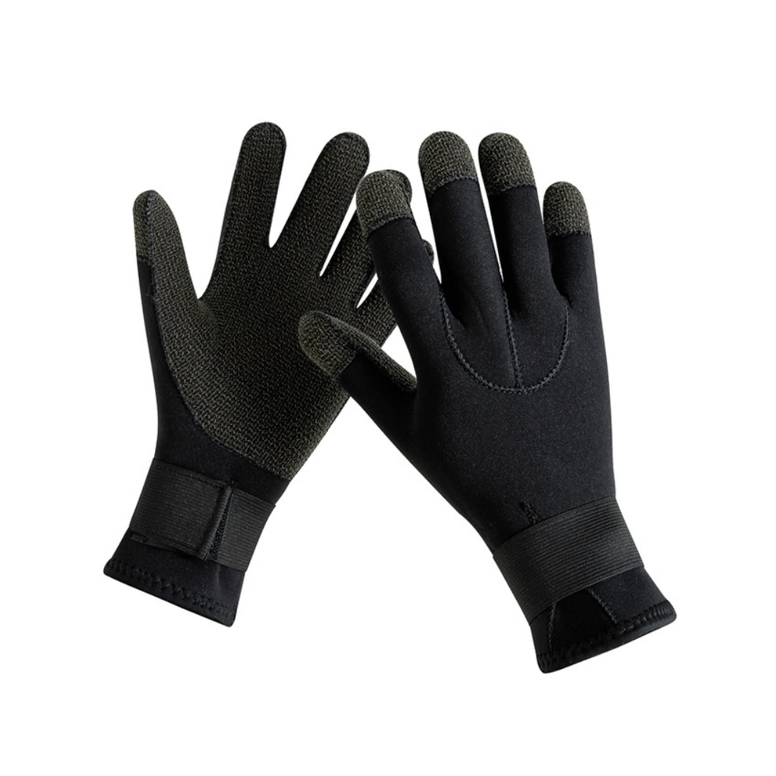 Snorkeling Set, Gants De Natation en Néoprène 3MM Équipement De Plongée en Apnée Garder Chaud Anti-Rayures Chasse sous-Marine Plongée Kayak Surf Gants De Chasse