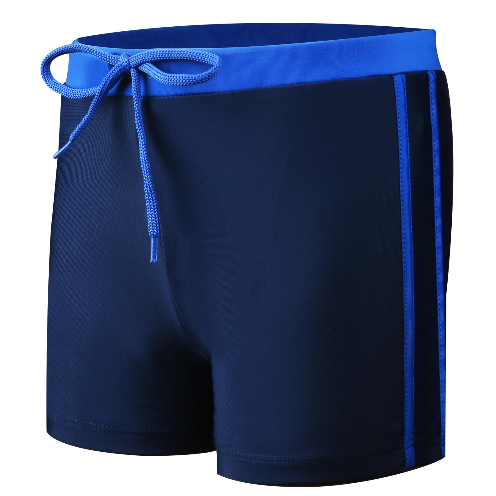 Bañador Niño Ropa de Baño Quick Dry Forro Compresión Calzoncillos Bóxer Pantalones Cortos Natación Cordón Forro Antirozaduras 7-14 años