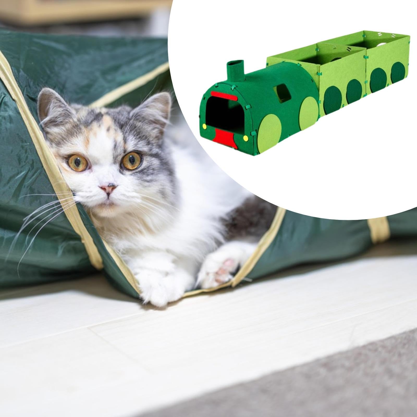 Harilla Tunnel Jeu à pour, Chatons, Lapins et Autres Petits Animaux, 3 Volets