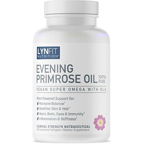 Lynfit Nutrition | Vegan Evening Primrose Oil | 500mg Softgel