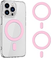 Vista 9 de OUTXE Adhesivo magnético para anillo, paquete de 2 adaptadores magnéticos universales compatibles con accesorios MagSafe, Negro