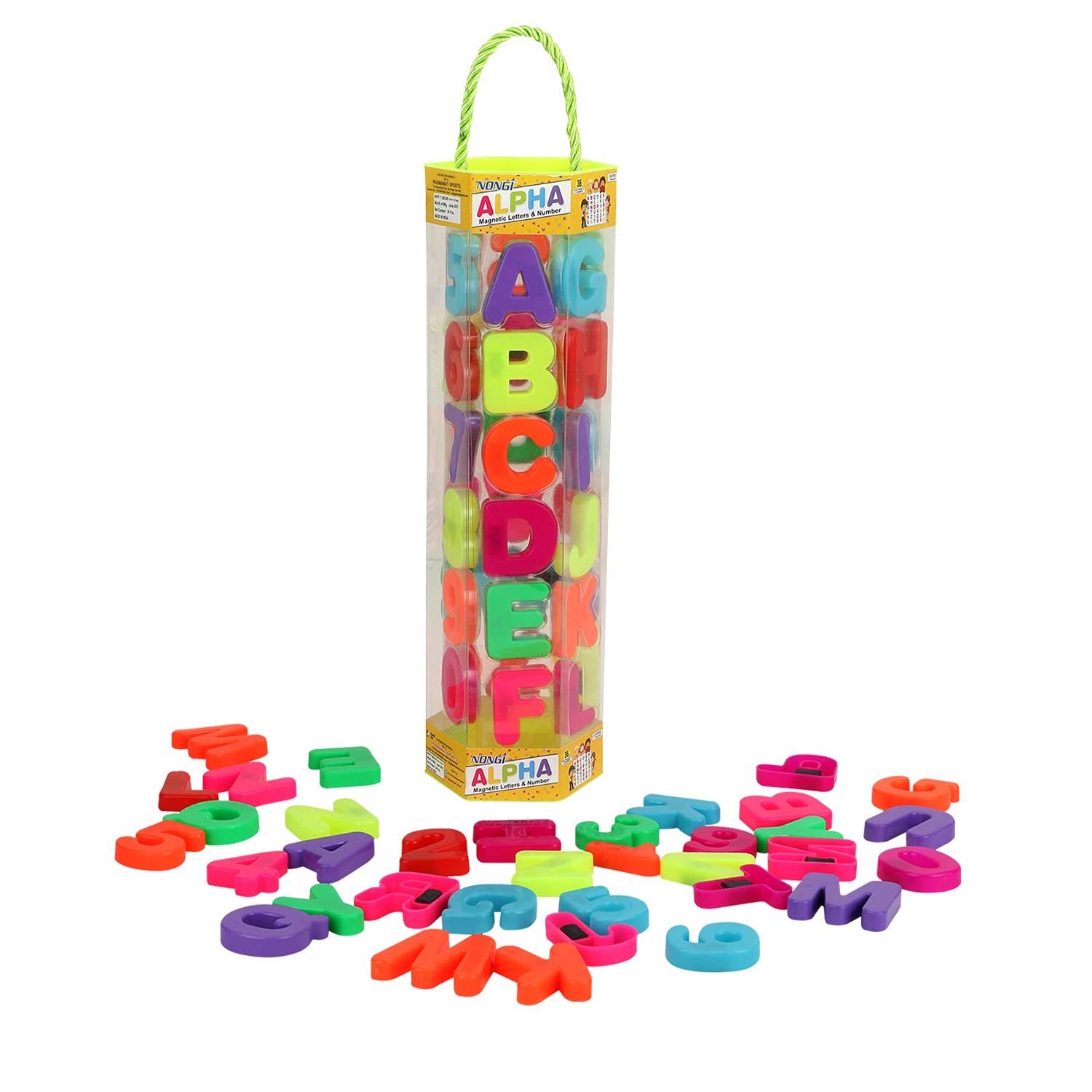 Nongi Alpha Fun Learning Education Toy - Magnetic Letters (A-Z) Numbers (0-9) for Kids Age3+ (Multicolor) (B09FPPLYT7) Amazon Price History, Amazon Price Tracker