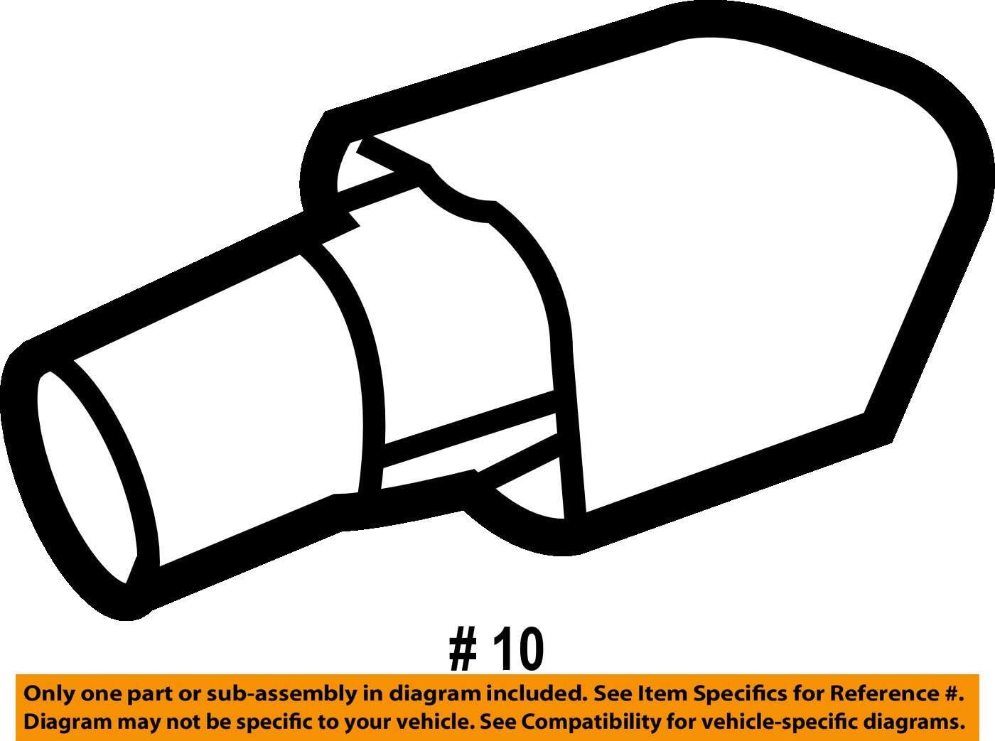 Mercedes-Benz 164 490 23 27, Exhaust Tail Pipe Tip