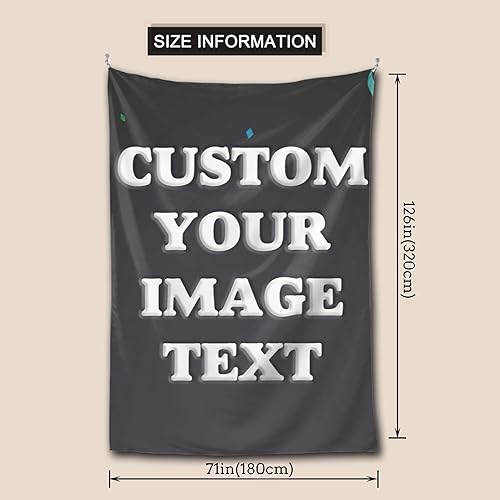 Miniatura 6 de Tapiz personalizado para cargar imágenestexto, tapiz personalizado para colgar en la pared, telón de fondo para dormitorio, tapiz personalizado, 71