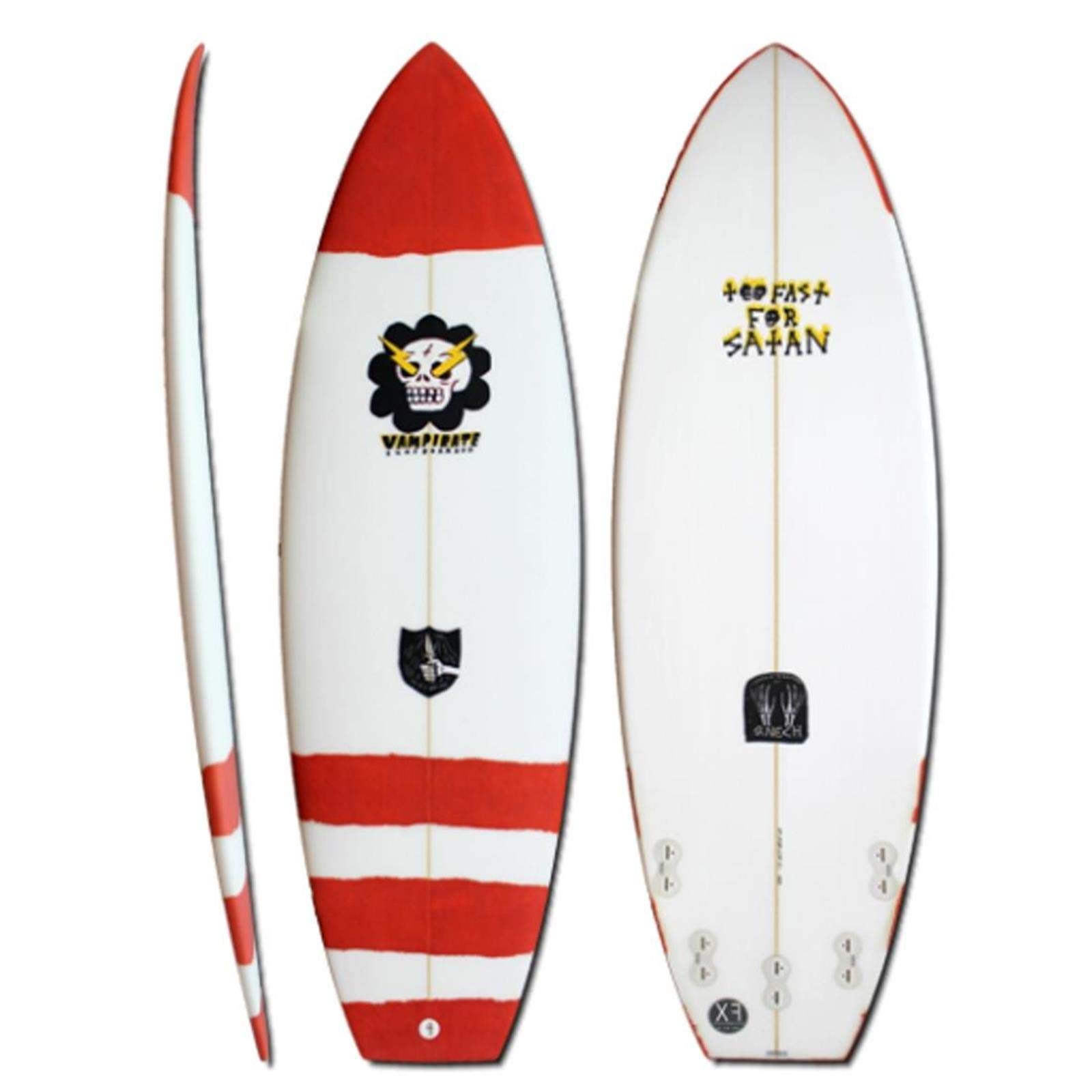 VAMPIRATE SURFBOARD セミガン Surfboard VAMPIRATE too fast for satan 6.0 XF : Amazon.co.uk