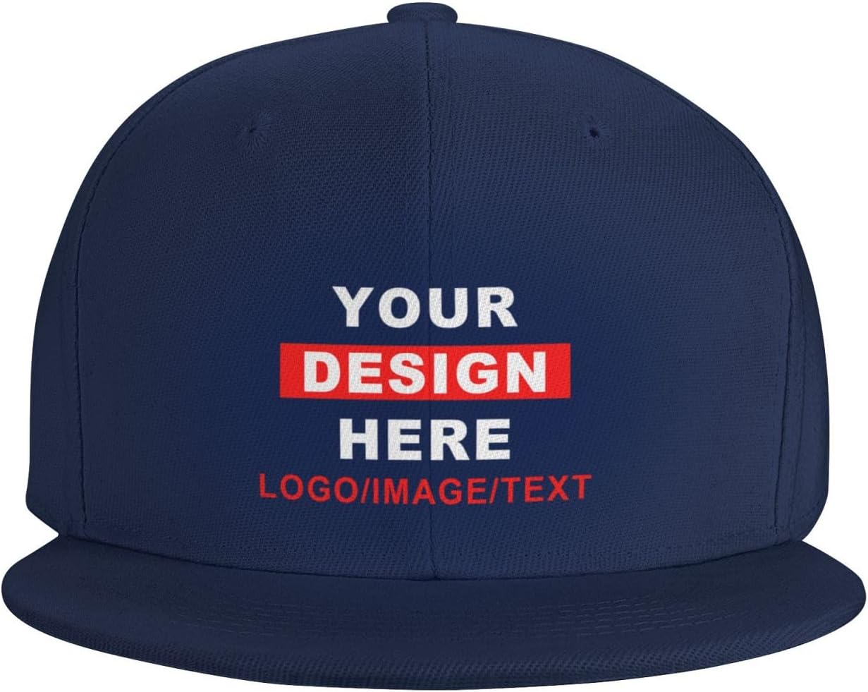 Generic Custom Hats for Men Design Your Own Baseball Cap Flat brimHats