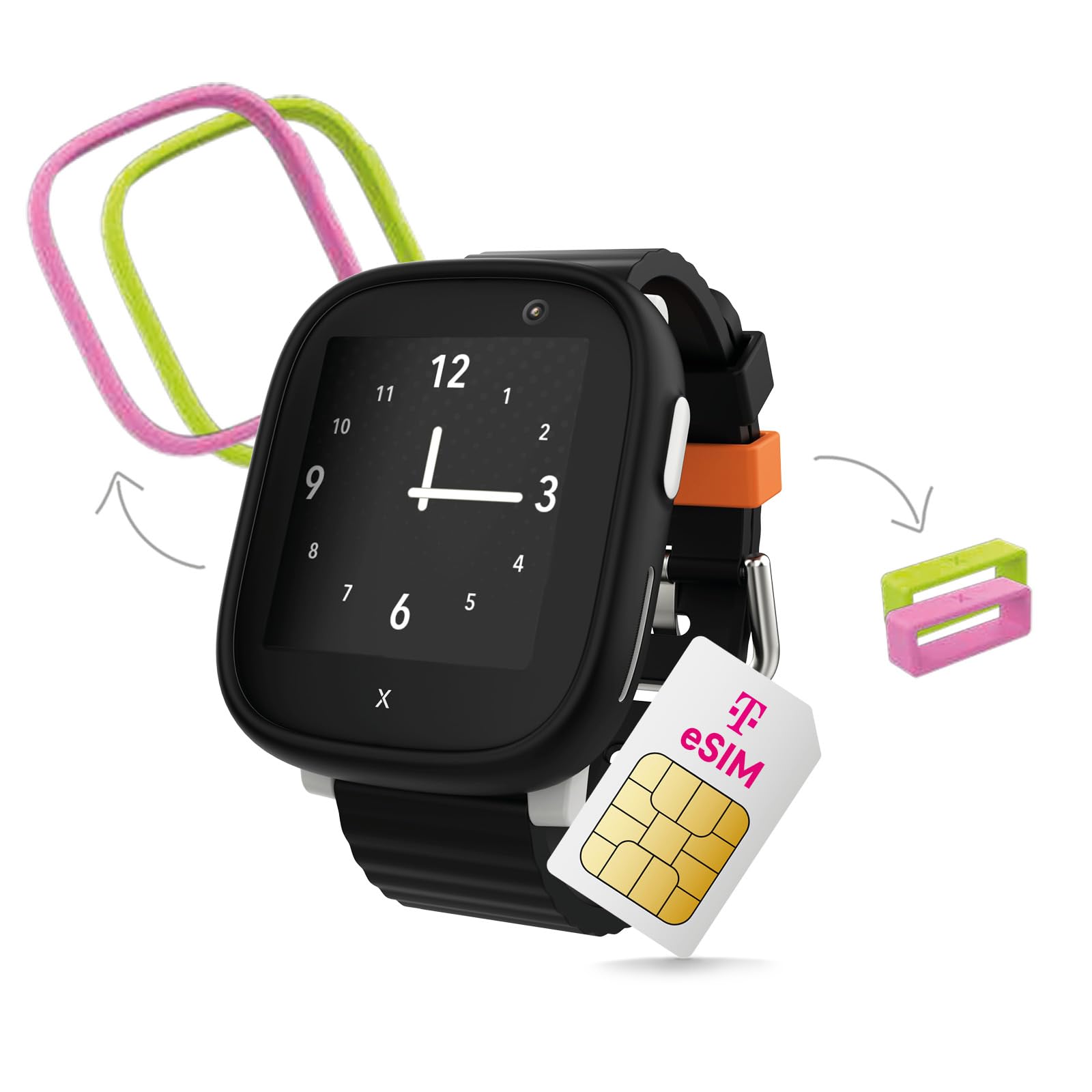 Deutsche Telekom Xplora Kids Watch X6 Play - eSIM GPS-Smartwatch für Kinder mit SOS-Taste