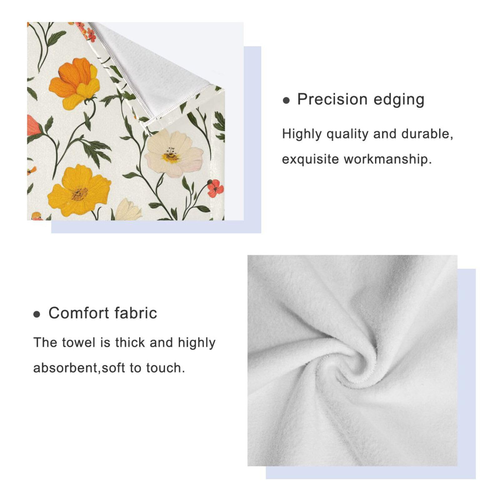 Chile Copihue Beauty Flower Soft Face Handtücher Set, 3-teilig, 1 Badetuch, 1 Handtuch, 1 Waschlappen für Küche, Bad, Yoga, Fitnessstudio