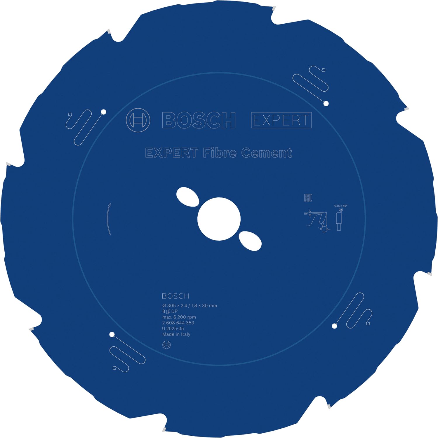 Lame scie circulaire Bosch Expert Fibre Cement accessoire scie à onglets