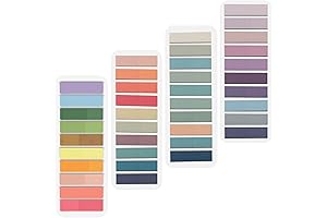 ELII 800pcs Books Tabs for Annotating,Sticky Tabs Clear Sticky Notes,Page Markers for...