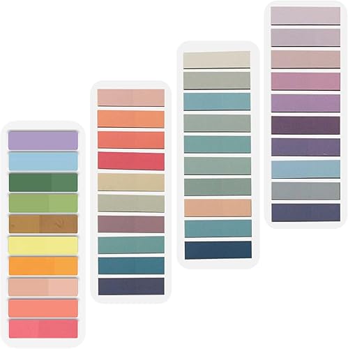 ELII 1600 pestañas adhesivas para libros, pestañas adhesivas para escribir, notas adhesivas transparentes, pestañas de marcadores de libros,