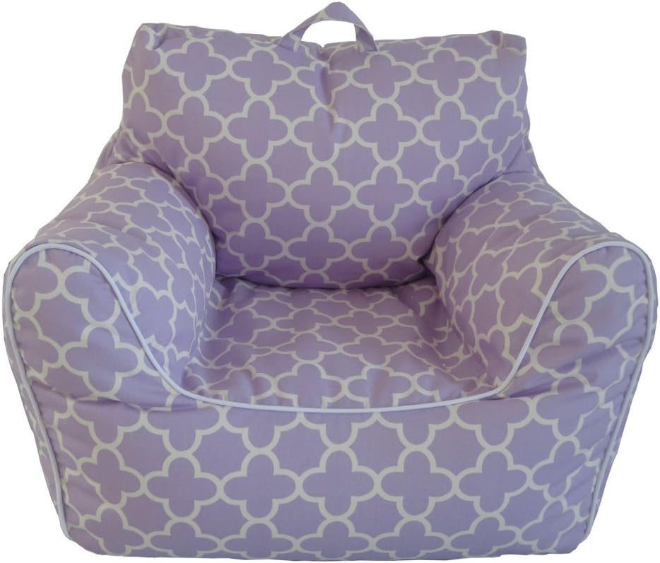 ABC Lifestyle Ace Bayou Bean Bag Easy Chair with Removable Cover - Quatrefoil