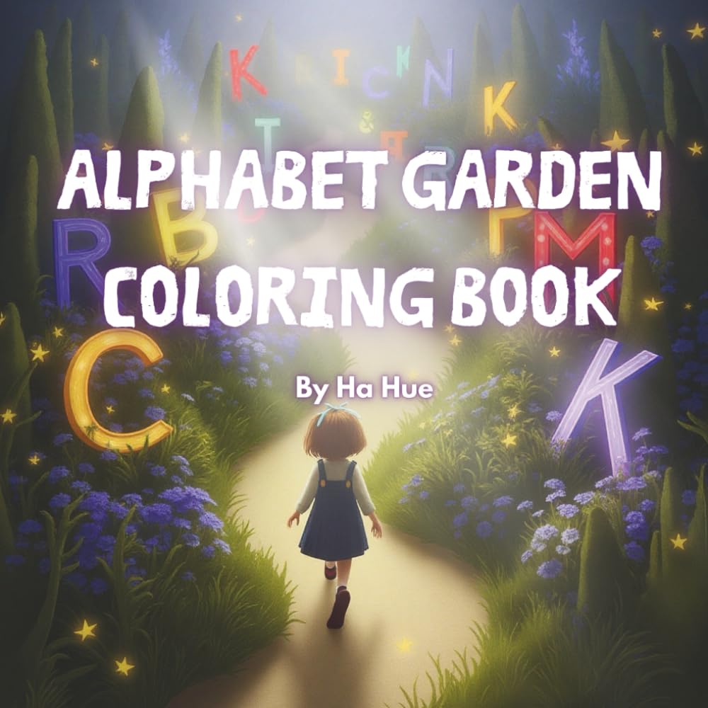 Alphabet Garden Coloring book