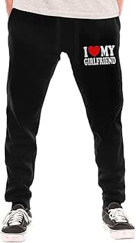 Amazon.com: I Love My Girlfriend Sweatpants Athletic