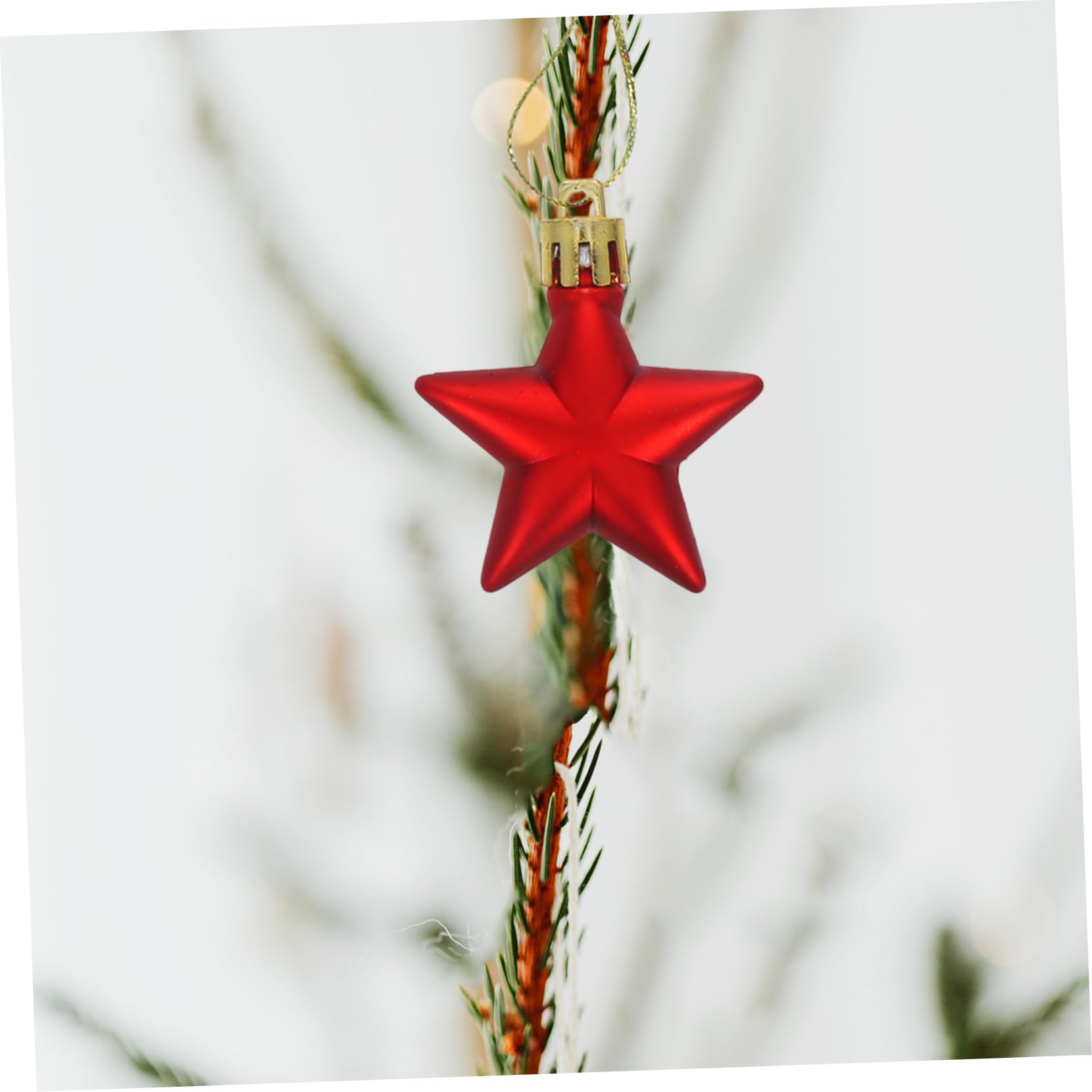 Amosfun 4 Set Di Ornamenti Appesi Per Albero Di Natale Ornamenti A Forma Di Stella Decorazioni Per Albero Di Natale Pendenti Natalizi 12 Pezzi * 4