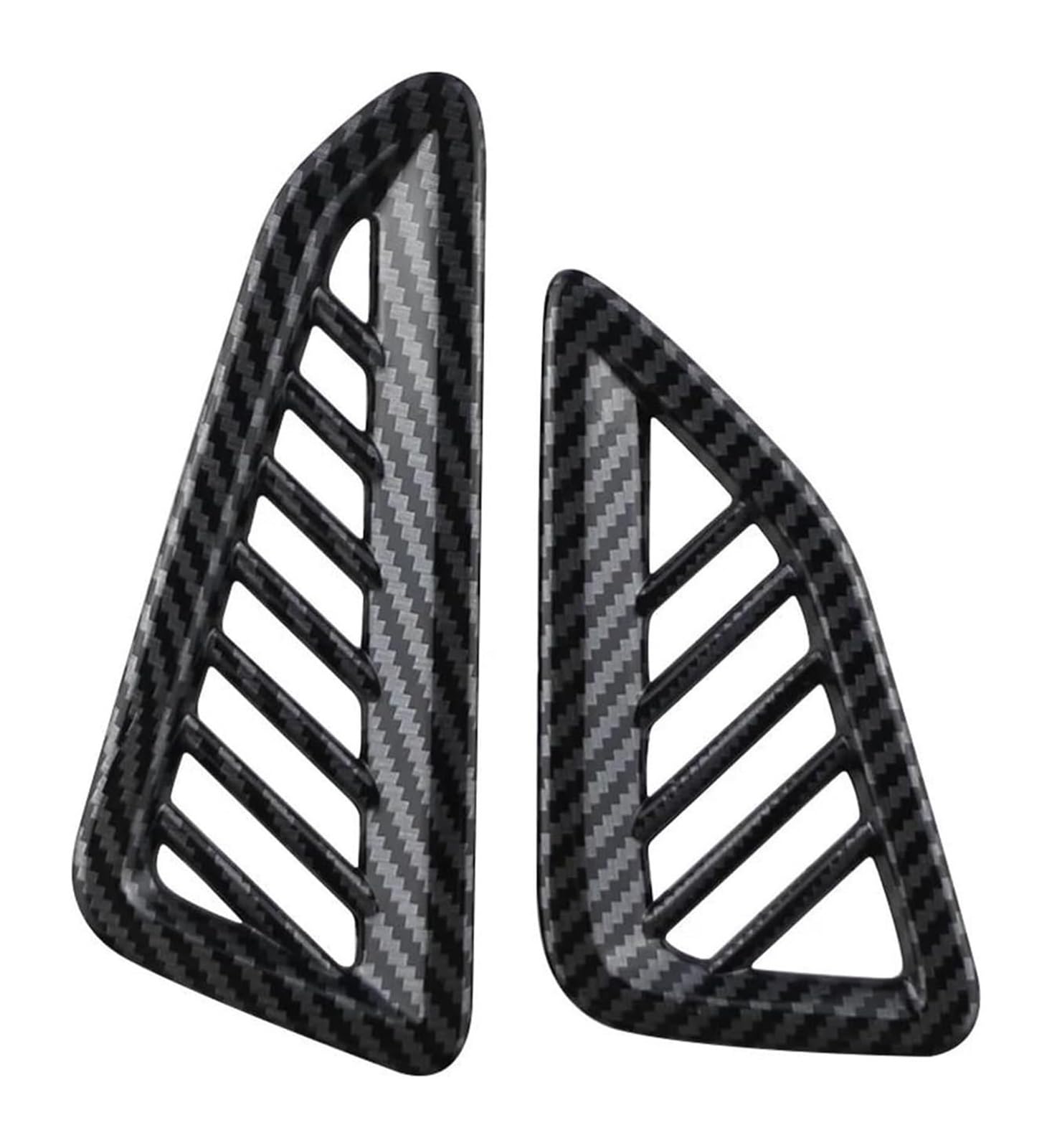 Air Vent Outlet for Toyota for Corolla for Cross XG10 Hybrid 2021 2022 2023 LHD Front AC Outlet Cover Frame Air Conditioning Vent Sticker Trim(Carbon Black)