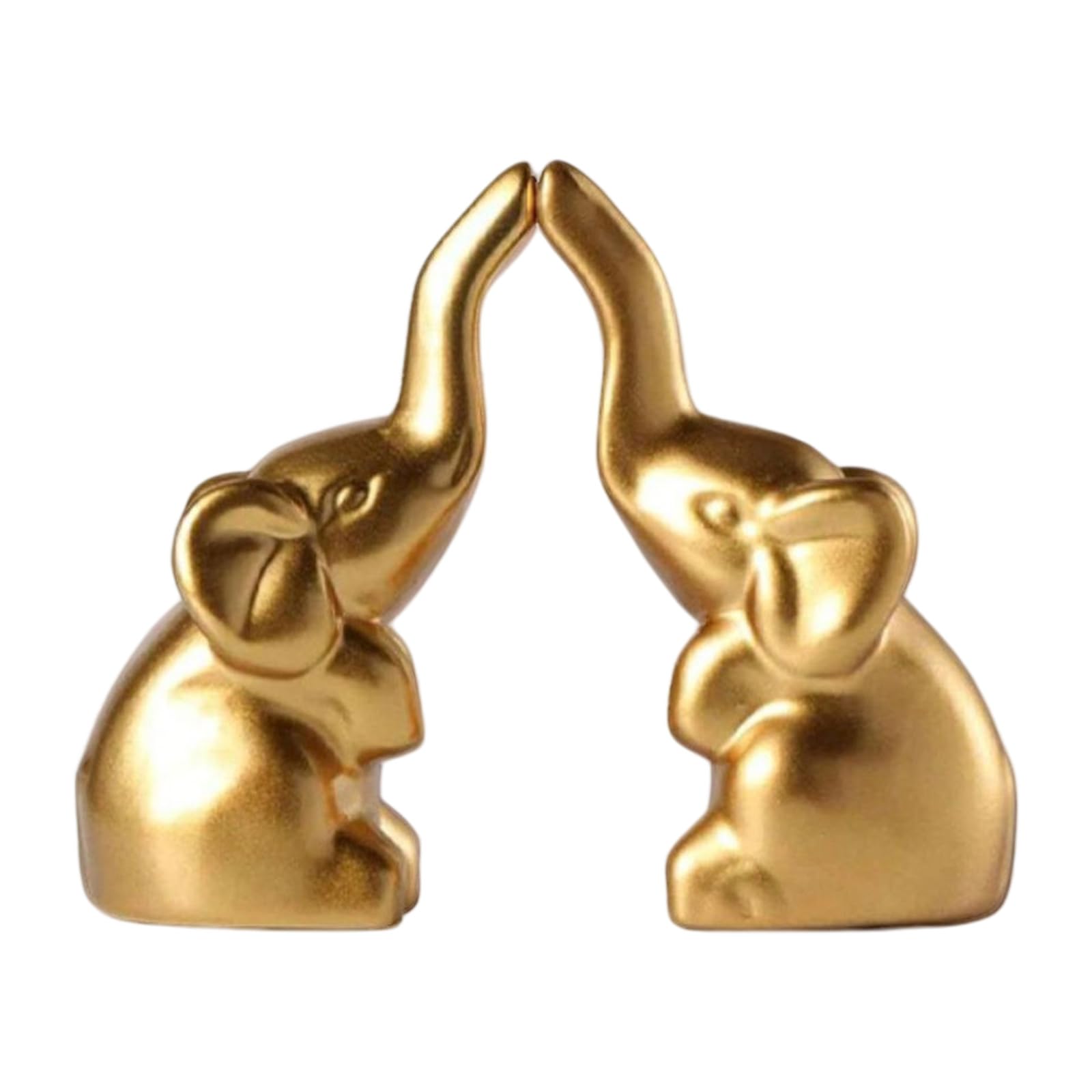 LUCKGONI Elephant Statue for Home Decorations Elephant Figurines Collectible for Elephants Lover Animal Statue Ornament