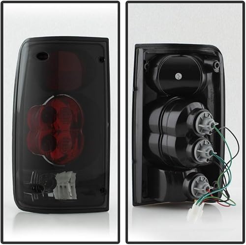 Miniatura 2 de ACANII - Para Black Smoke 1989-1995 Toyota Pickup 2WD y 4WD luces de freno traseras izquierdo+derecha