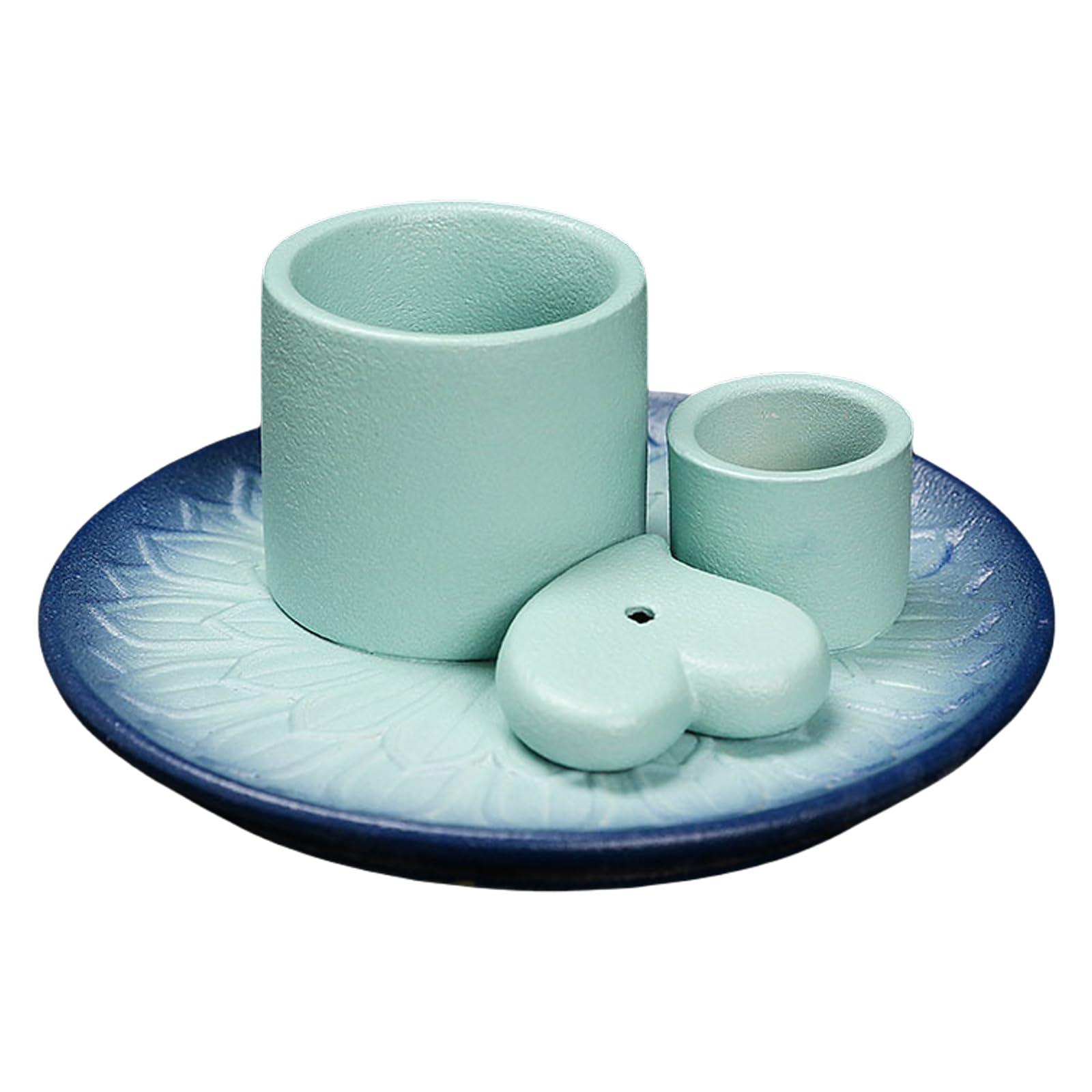 YCHUCH Ceramicel Velas Soporte Ardiente Bandeja para Quemar Soporte Velas Decoración Habitación