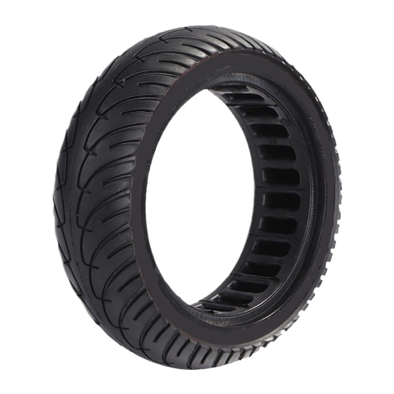Recambio Rueda Patinete EléCtrico Neumático Uso apto para patinete eléctrico, duradero, 8 1/2x2, interior, delantero y trasero, neumático sólido de Color, goma(Black 1PCS)