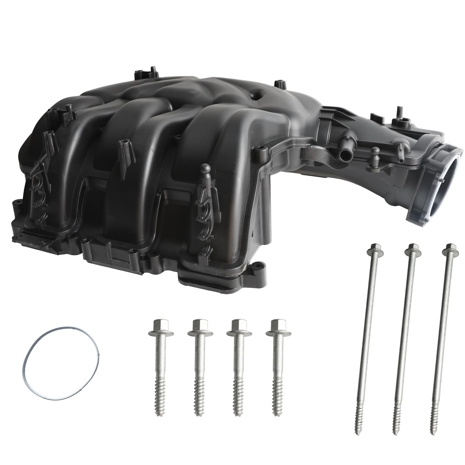 Photo 1 of MITZONE Intake Manifold Compatible with 2012-17 Jeep Wrangler 3.6L/2018 Jeep Wrangler JK 3.6L/2013-18 Ram 1500 3.6L/ Engines Direct Replacement for OEM Parts 68141333AA/68141333AC