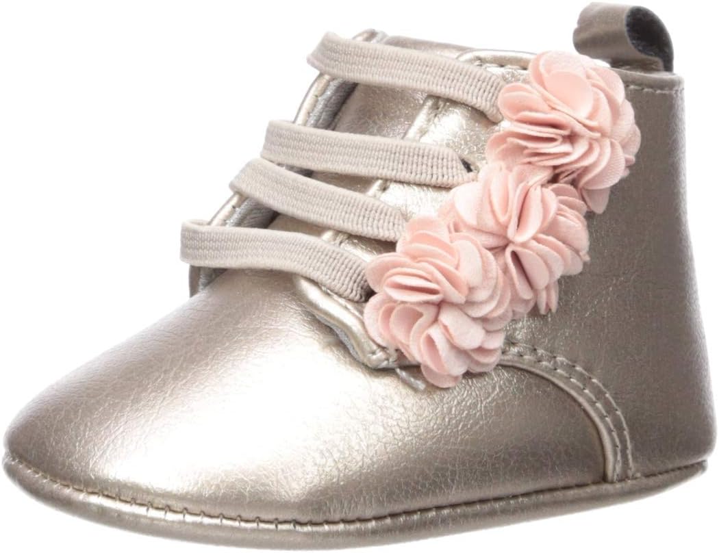 Baby Deer Baby-Girl's 02-4963 Sneaker, Bronze, 0 Regular US Infant