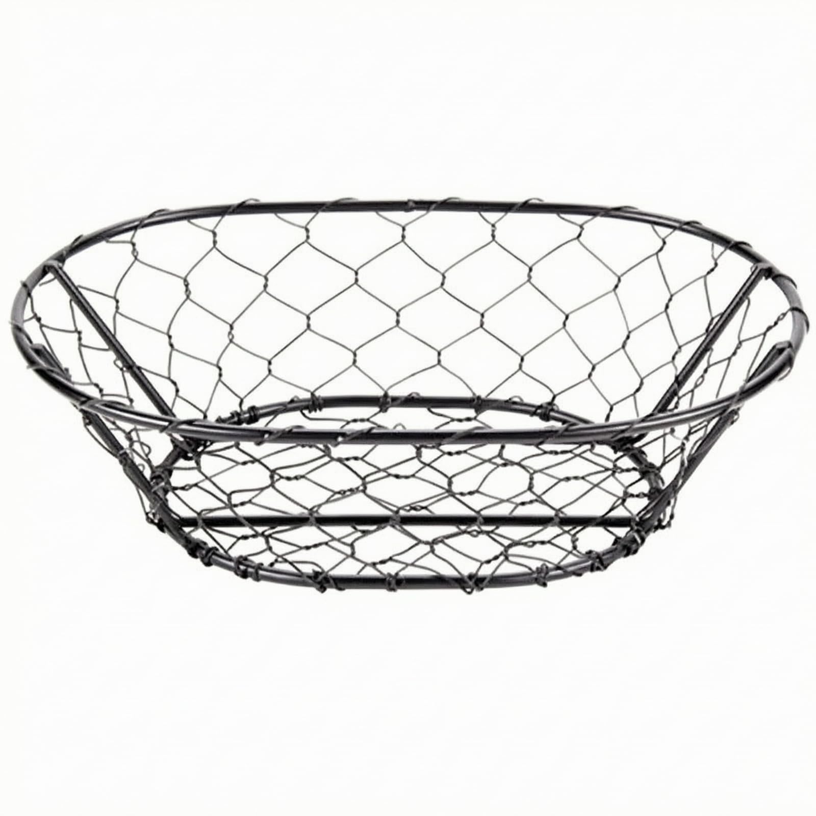 MagiDeal Metal Negro Elegante | Versátil, Funcional, Cesta Alambre Hierro, para Cocina