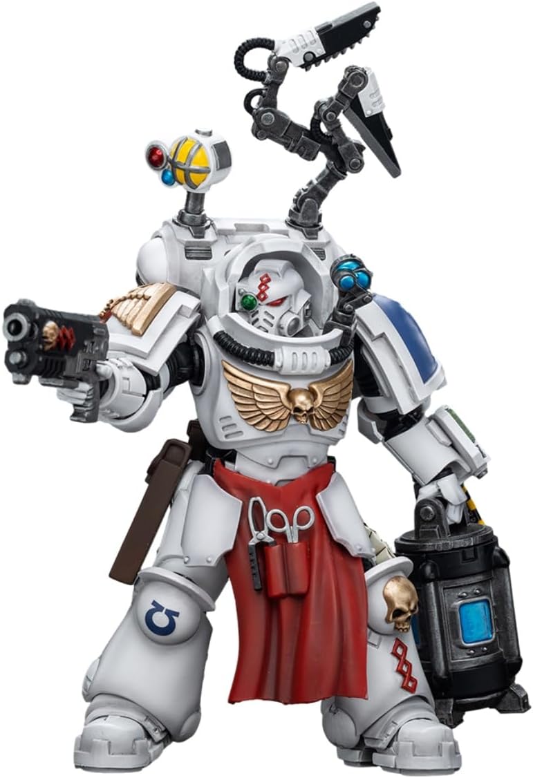 YIZRIO JoyToy Warhammer 40k Ultramarines Apothecary Biologis, 1:18 Scale Action Figure Mecha Joy Toy Collection Model 5.35 inch